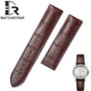 Custom Brown leather strap & watch band replacement for Hamilton Jazzmaster, American Classic, Khaki Aviation with 20mm 22mm 23mm