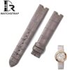 Genuine Alligator Crocodile Grey leather watch bands & straps replacement for Cartier De Ballon Blanc Bleu watches for sale