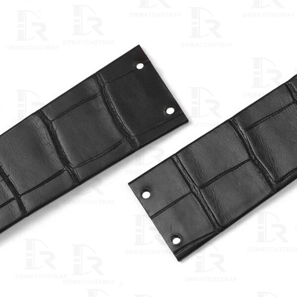 Buy custom Piaget Limelight Magic Hour Black leather watch band 20mm for sale (2)