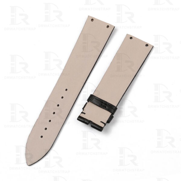 Buy custom Piaget Limelight Magic Hour Black leather watchbands 20mm for sale (2)