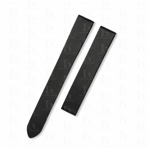 Buy Custom Cartier black leather strap for sale satin straps (1)