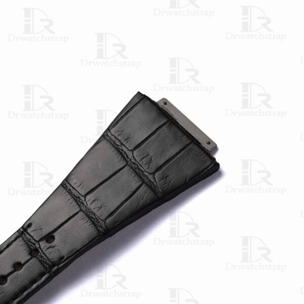 Buy custom Richard Mille RM 016 Black leather strap replacement for sale (2)