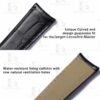 Custom jaeger lecoultre master compressor Black leather watchband 20mm 21mm for sale (2)