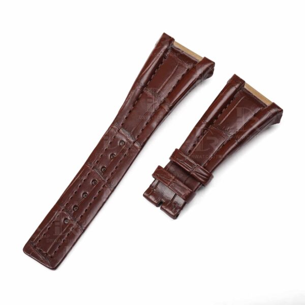 Custom Bvlgari Ergon leather watch strap replacement for sale Bulgari watchbands