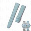 Custom Epsom Tiffany Blue leather watch strap replacement for Portofino / Portuguese / Big Pilot's watches from DR Watchstrap Epsom leather watch strap for IWC