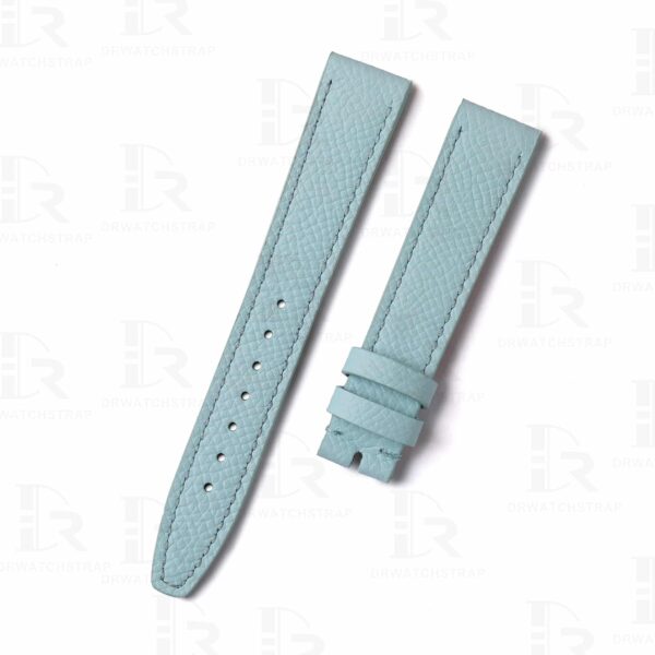 Custom Epsom Tiffany Blue leather watch strap replacement for Portofino / Portuguese / Big Pilot’s watches from DR Watchstrap Tiffany Blue Epsom leather strap for IWC Portofino