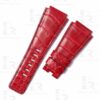 Custom Red Alligator leather watch straps & watch bands replacement 24mm 33mm for Bell & Ross watch