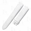 Custom White genuine alligator leather watch strap replacement for Jaeger LeCoultre JLC Reverso squadra luxury watch