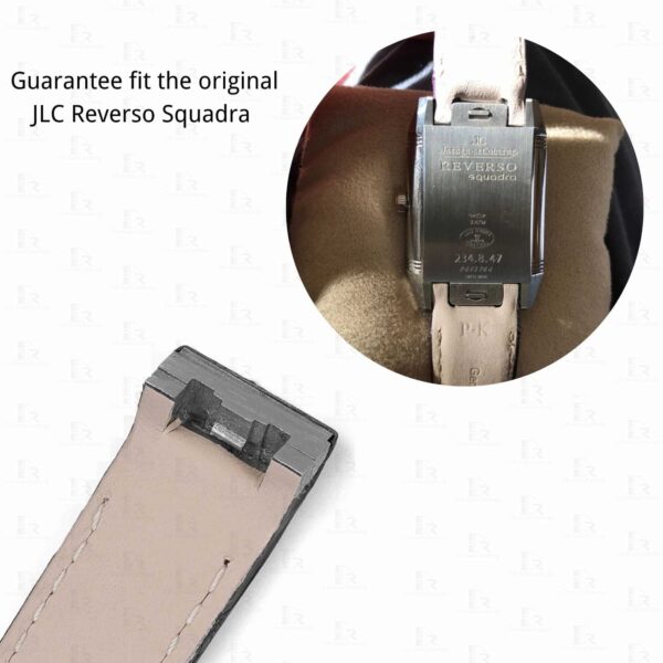 Custom Jaeger Lecoultre JLC Reverso Squadra Lady Duetto watch strap leather back case watch band adapter