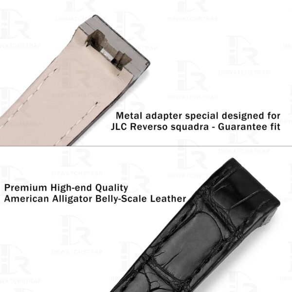 Special mental designed and genuine alligator leather material