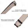 Custom genuine alligator leather watch strap replacement for Jaeger Lecoultre JLC Reverso Squadra Lady Duetto luxury watch band