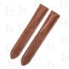 Custom premium Brown lizard leather strap & watchband replacement for Cartier Tank & Ronde watch