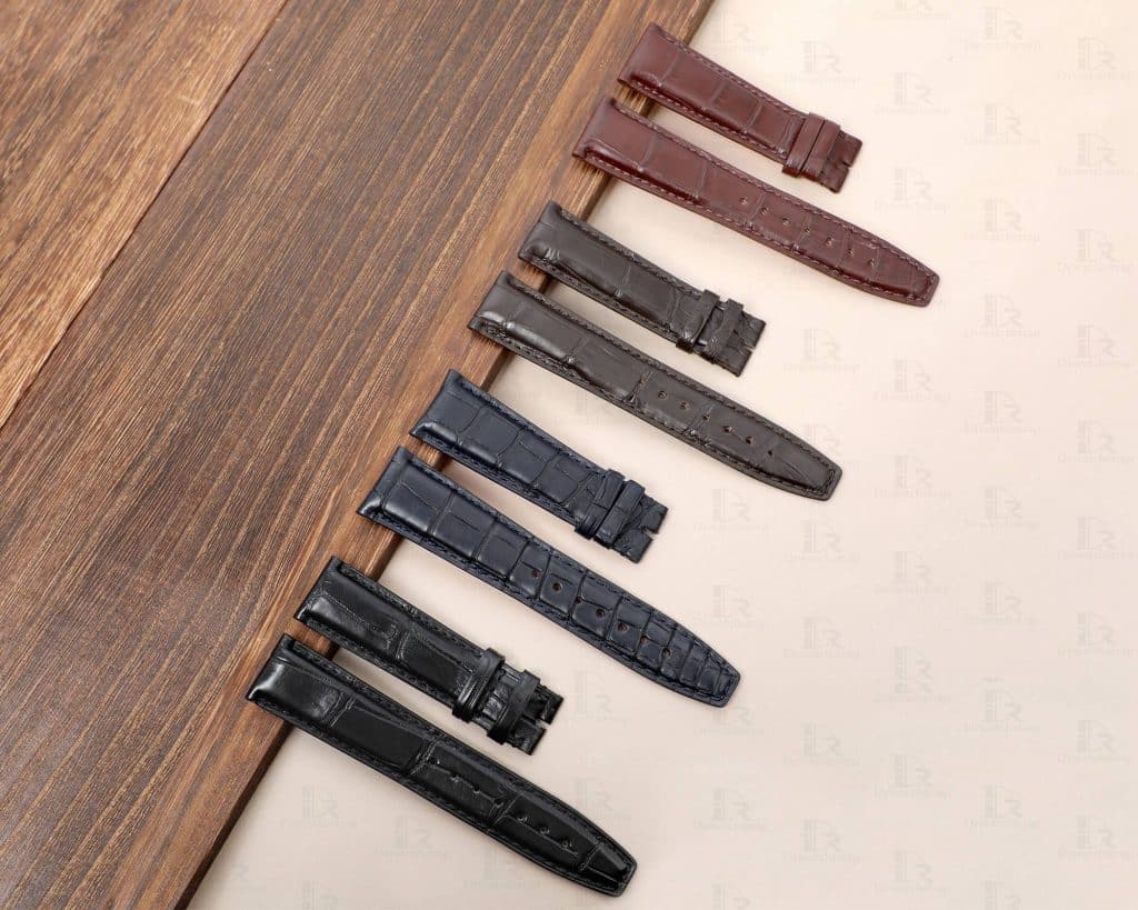 IWC replacement leather watch bands for sale - custom handmade straps