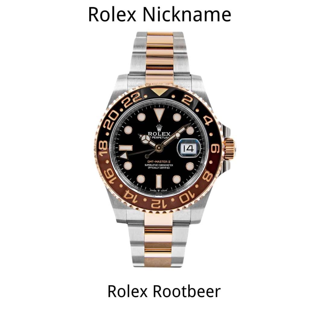 Rolex Watch Nicknames - Rootbeer GMT Master II Black brown ceramic