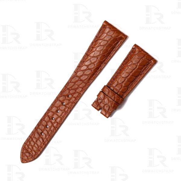 Buy custom Patek Philippe Grand Brown leather watch strap 19mm 20mm 21mm handmade for sale