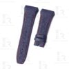 Custom premium calfskin Dark blue leather watch straps watch bands replacement for Franck Muller Vanguard V45 V41 V32 luxury watches