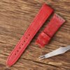 Custom premium calfskin Red leather watch straps & watch bands replacement for Franck Muller Vanguard V45 V41 V32 luxury watches (2)