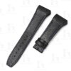 High-Quality black premium calfskin leather watch bands for FM Franck Muller luxury watch