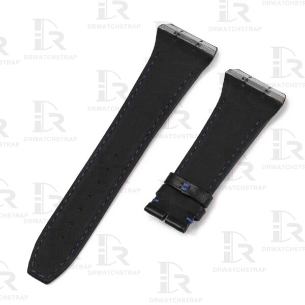 Water-resistant calfskin leather material