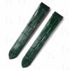 Green Cartier Roadster alligator leather watch strap