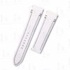Quickswitch custom replacement White canvas watch strap for Cartier Santos luxury watch