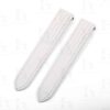 Quickswitch epsom White leather watch strap replacement for Cartier Roadster Chronograph, XL, 2510, GMT 19mm 20mm