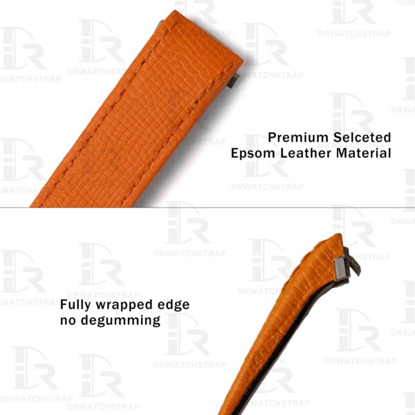 Selected premium epsom leather material