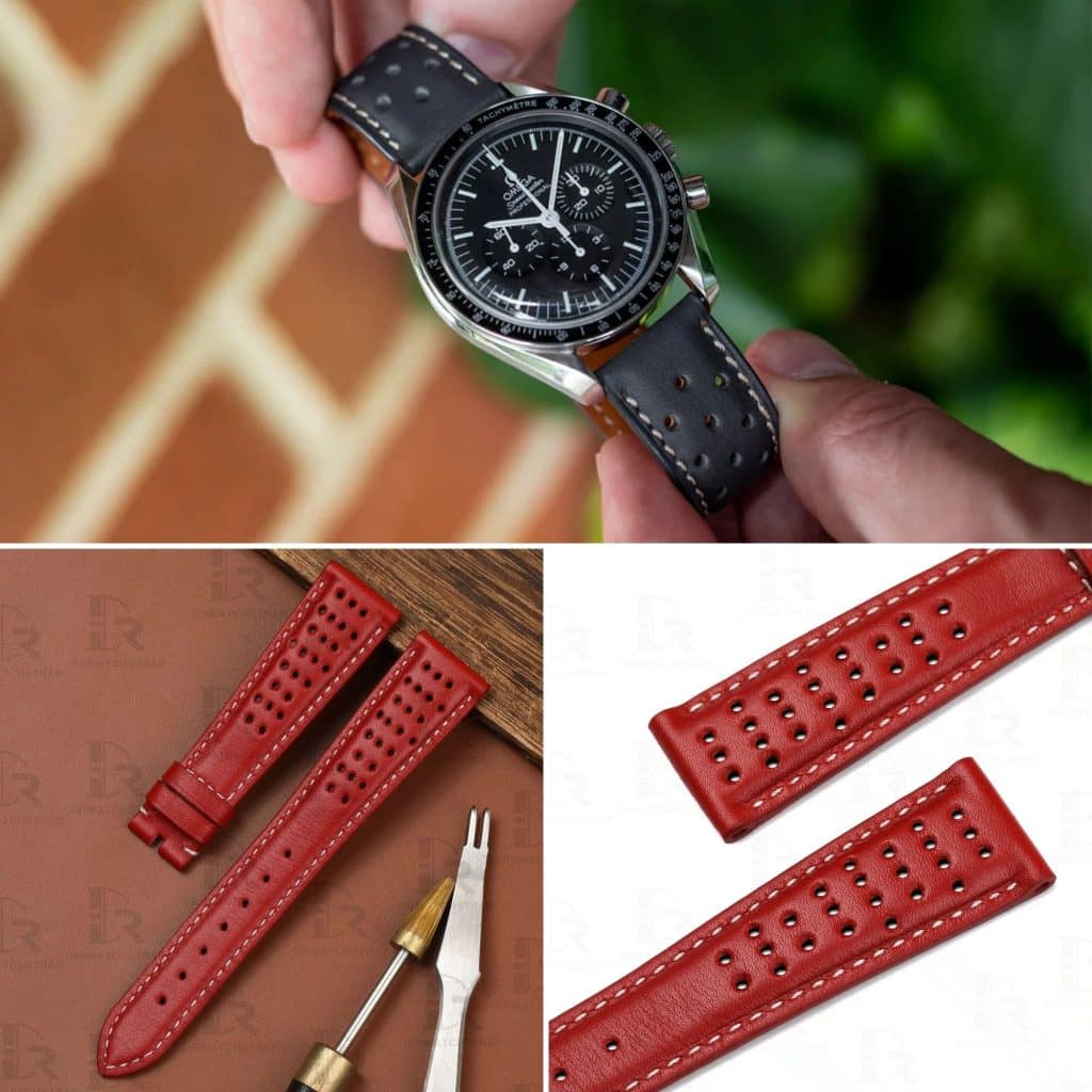 Buy Omega Speedmaster leather watch strap replacement