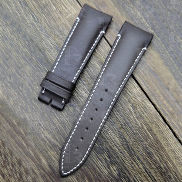 Brown replacement leather watch straps for Breguet Type XXI 3810 luxury watch