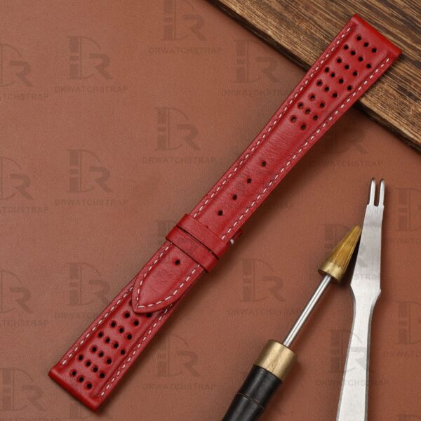 Smooth and Pliable calf leather Omega Speedmaster watch strap