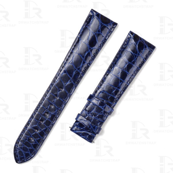 Bey Custom Grand Seiko Heritage Collection Blue leather Watch Strap 22mm handmade for sale (1)