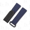 Buy Custom Cartier Santos Dark Blue nylon watch band 21mm 19mm handmade for sale straps