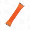 Buy custom Apple Orange Elastic watch bands 38mm 40mm 42mm 44mm handmade for sale