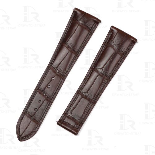 Buy Custom Cartier Tank Must de quick release Brown leather straps 23mm handcrafted for sale (1)