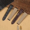 Buy Custom Cartier Tank Must quick release Brown leather watch straps 23mm handmade for sale (3)