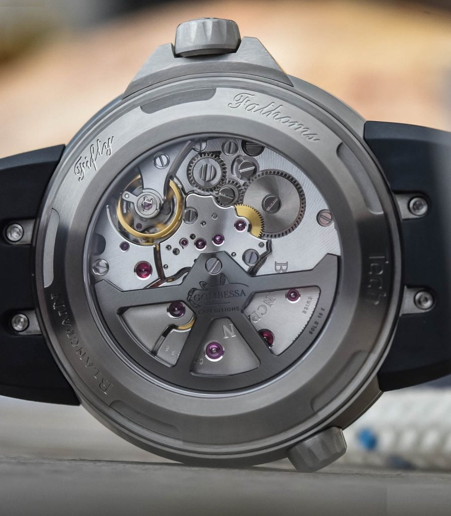 Blancpain 50 Fathoms 70th Anniversary Tech Gombessa 2023 watch movement