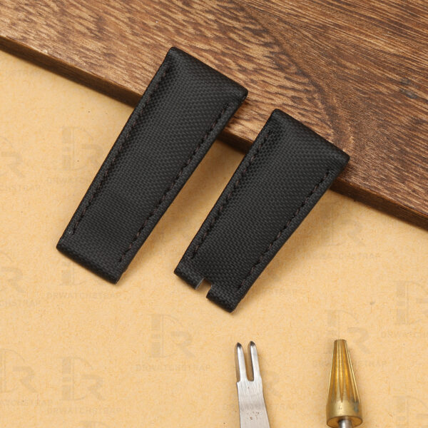 Buy custom Rolex Black nylon watch band 20mm handmade for Rolex sale (1)