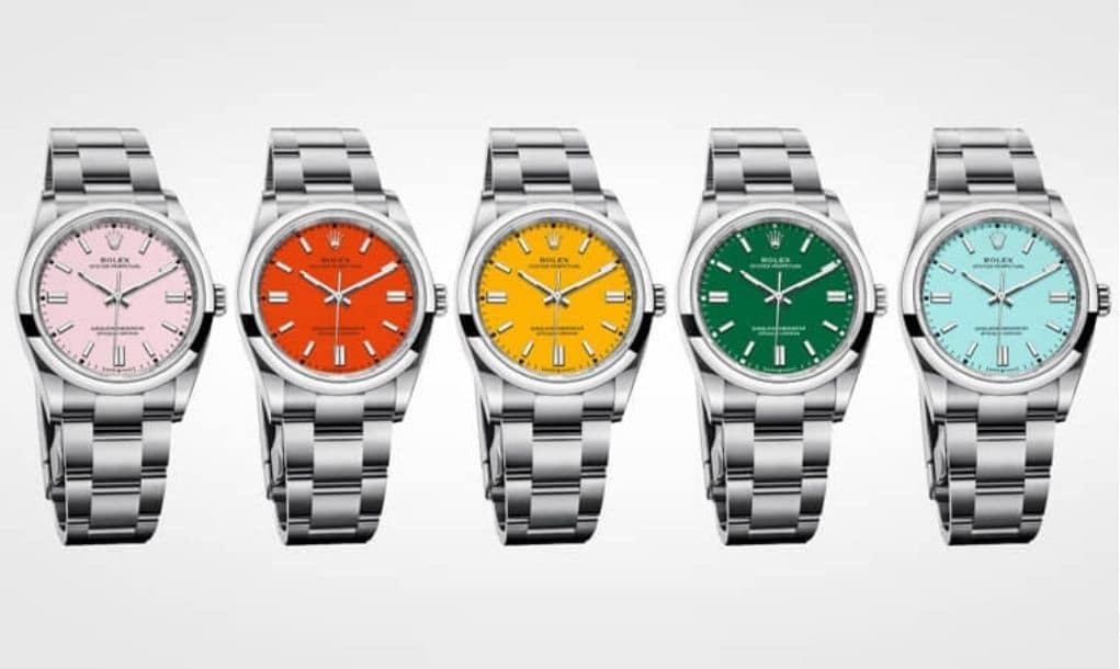 Rolex Oyster Perpetual 41mm Color dial green