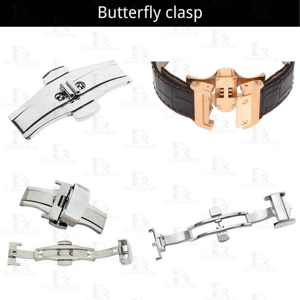 Butterfly deployment clasp watch buckle