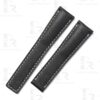 Buy Custom Black calf leather watch band 20mm 22mm for Breitling Navitimer replacement straps