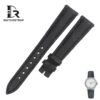 Buy Custom Blancpain Ladies 6102-4628-95A Black satin leather straps for – Replacement watch strap
