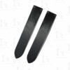 Buy Custom premium Black satin leather straps & watchbands replacement for Cartier Tank & Ronde watch