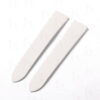 Buy Custom premium White satin leather straps & watchbands replacement for Cartier Tank & Ronde watch