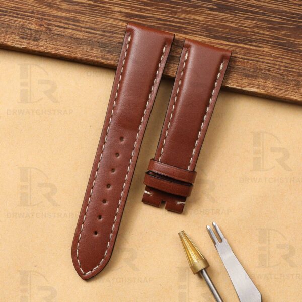 Buy Replacement Brown leather watch bands for Zenith Pilot type 21mmm straps (4)