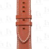 Buy custom brown calfskin leather replacement strap for Zenith Big Pilots watch 23mm 24mm watch bands (2)