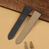 Custom premium Black satin leather straps & watchbands replacement for Cartier Tank & Ronde watch strap