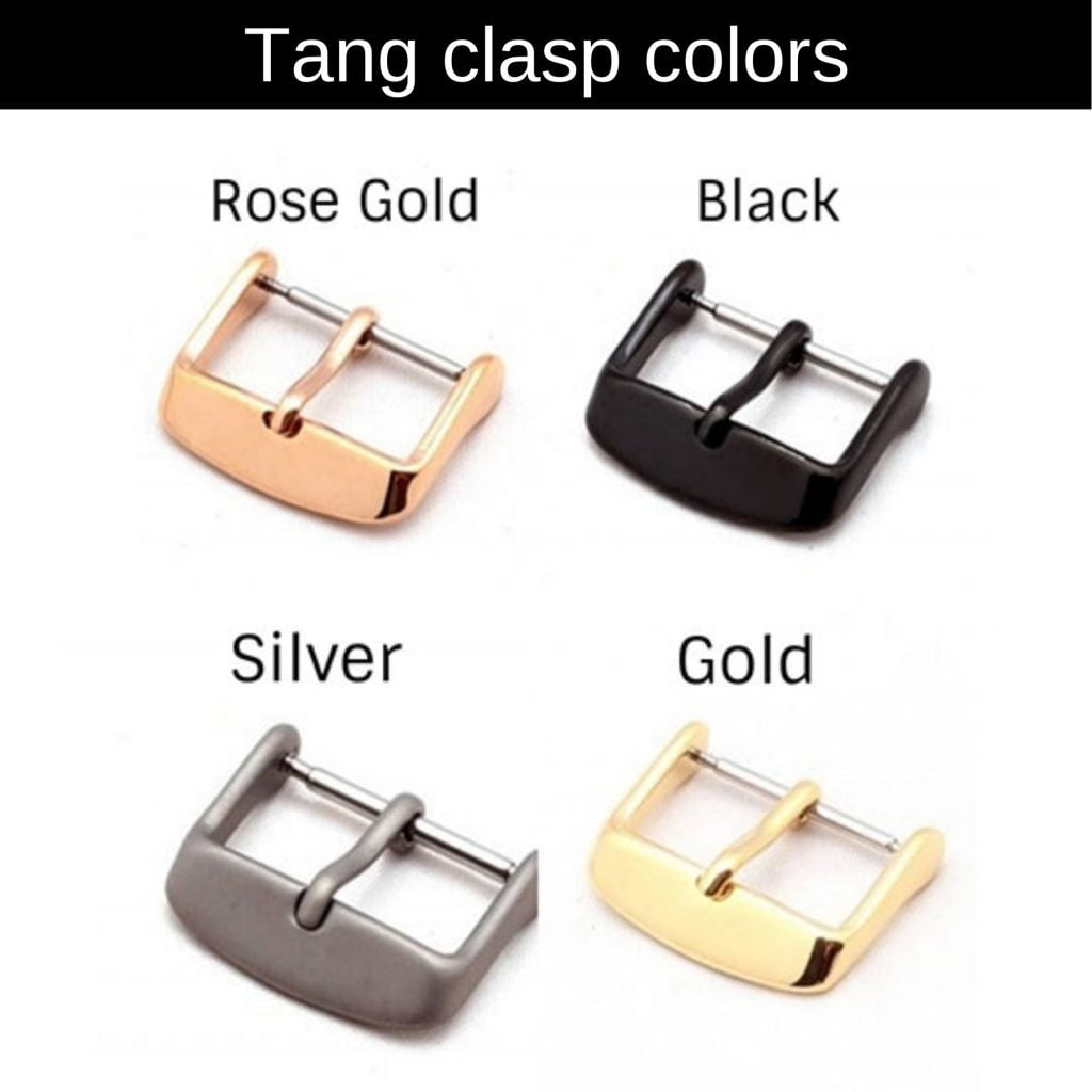 watch pin buckle clasp colors