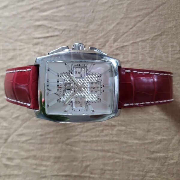 Breitling Bentley Flying B Red alligator leather strap