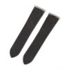 Buy Custom Cartier Santos quickswitch Black Nylon fabric straps 19mm 20mm Handmade watchbands