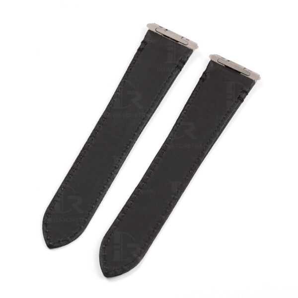 Buy Custom Cartier Santos quickswitch Black Nylon fabric straps 19mm 20mm Handmade watchbands